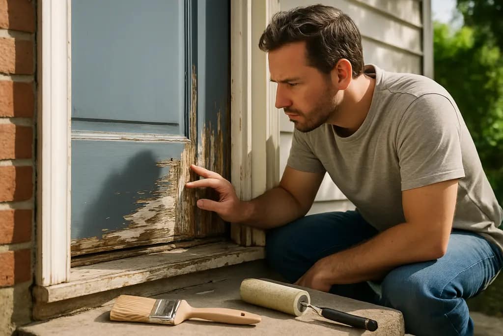 exterior projects ROI shown through a clean front entry, garage door, and siding