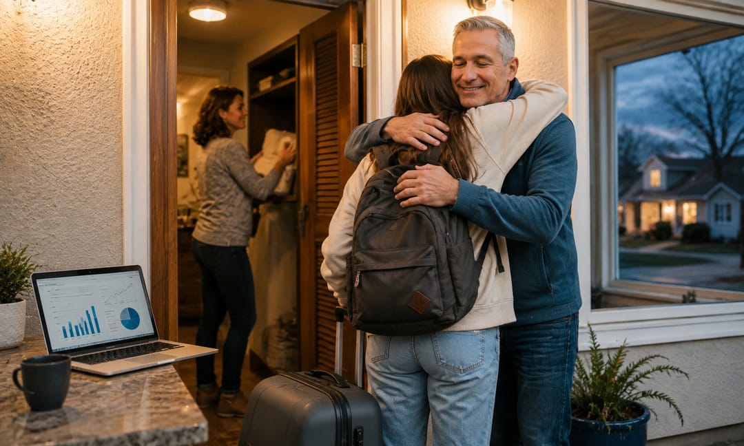 More adults are moving in with their parents as the U.S. affordability crisis deepens