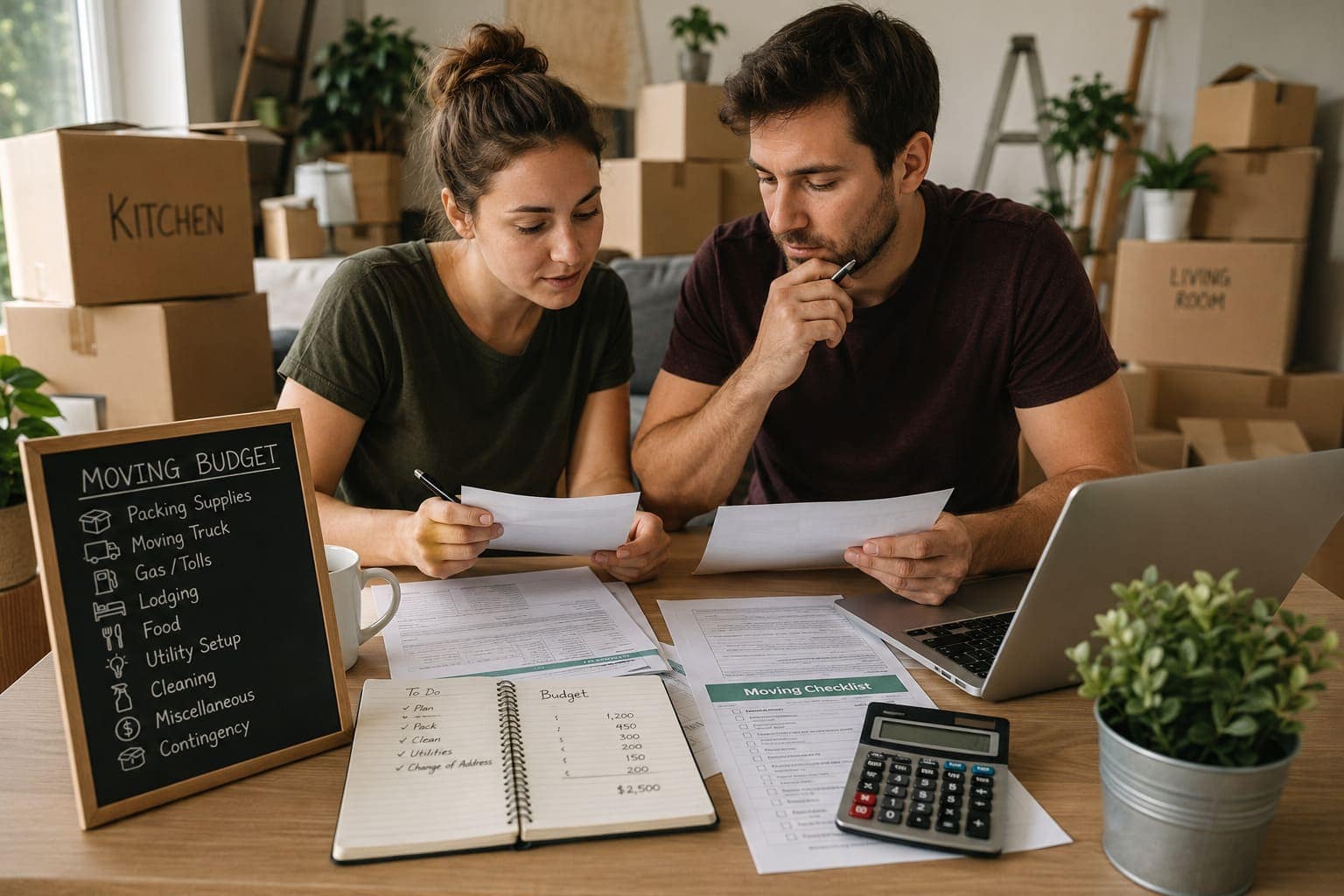 Realistic moving budget