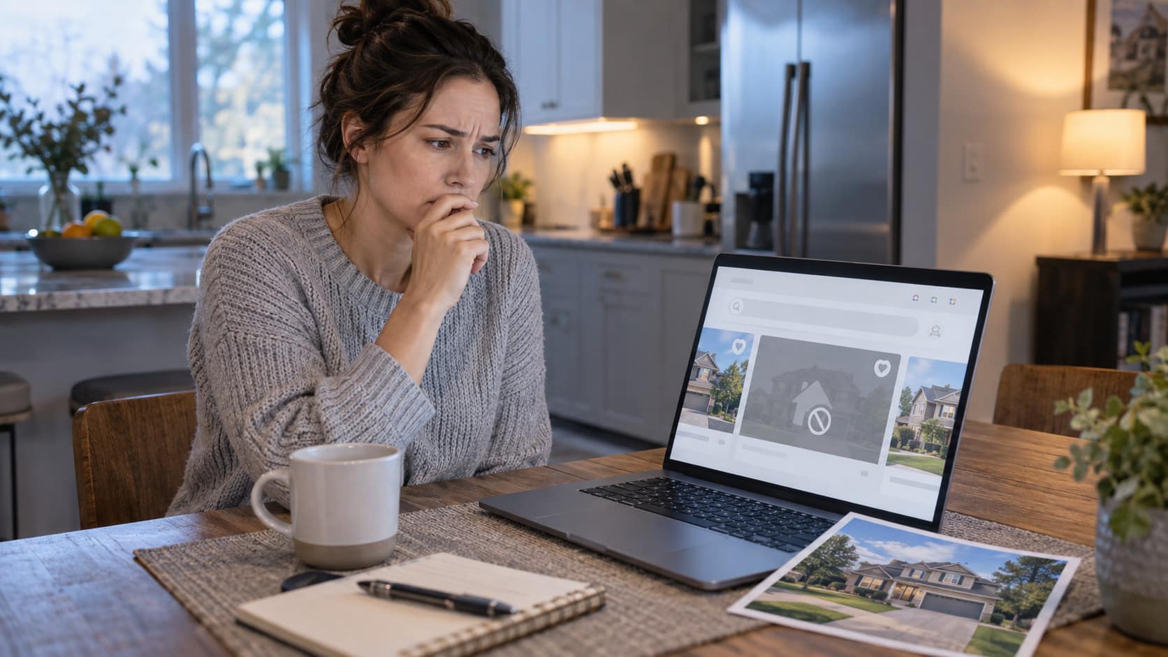 home disappeared from listings